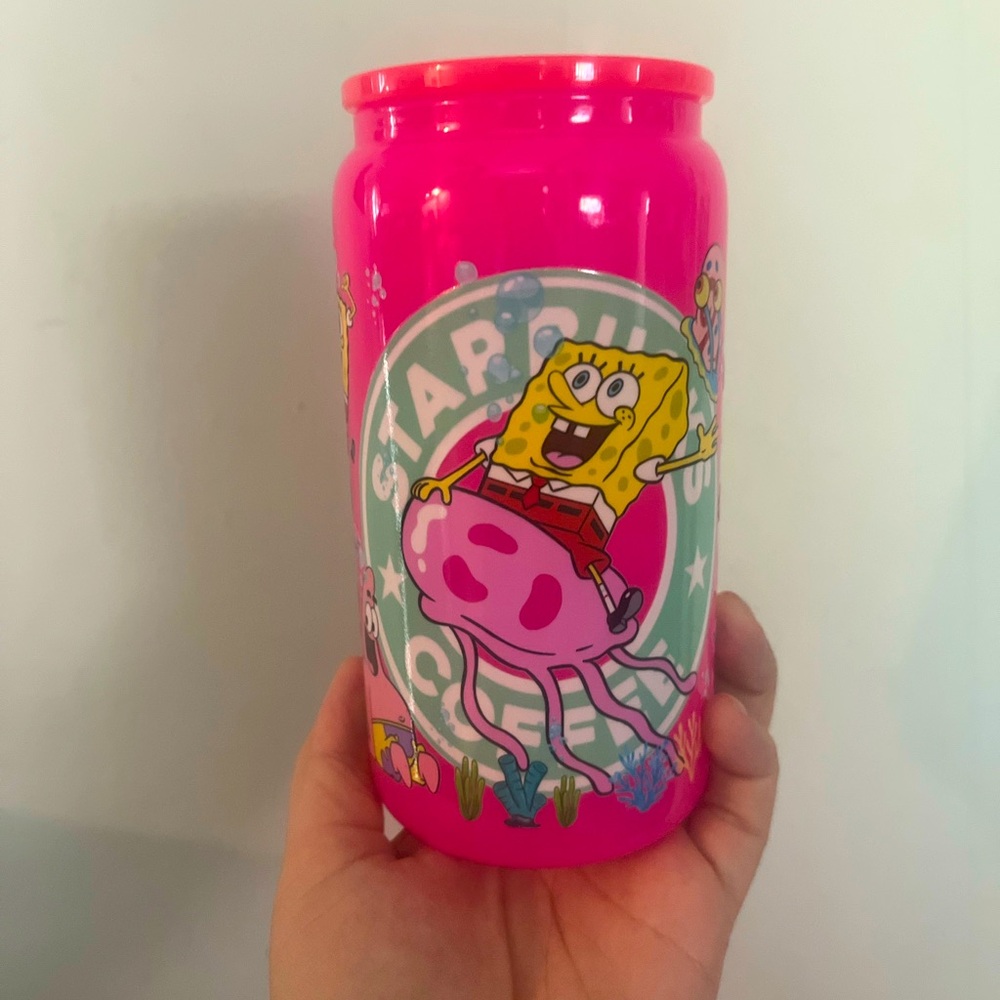 SpongeBob Pink Tumbler